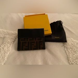 Fendi Brown Zucca wallet